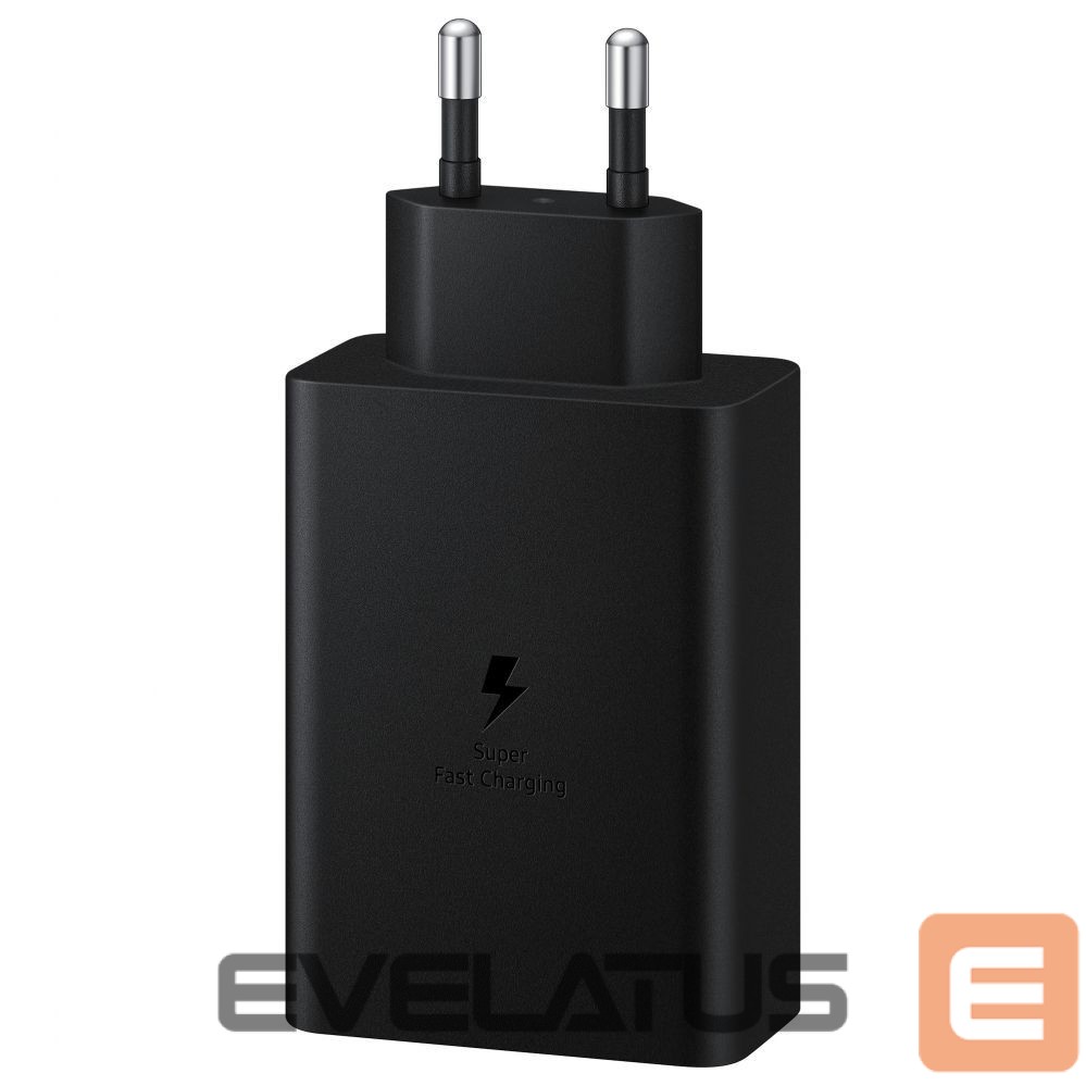 Adaptrid Samsung Samsung charger 2x USB Type C / USB PPS, Power Delivery PD 65W, QC 3.0, AFC, FCP black (EP-T6530NBEGEU)
