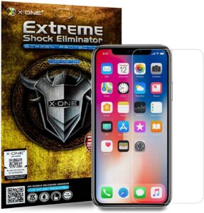 Aizsargstikli un plēves X-One  Extreme Shock Eliminator for iPhone X black 