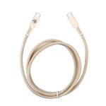 Kabelis Tellur  Green Data Cable Type-C to Type-C 3A PD60W 1m nylon cream 