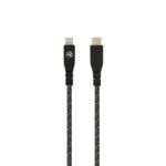 Kabelis Tellur  Green Data cable Type-C to Lightning 3A PD60W 1m nylon black 