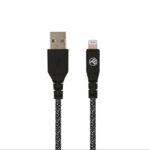 Kaabel Tellur  Green Data cable USB to Lightning 2.4A 1m nylon black 