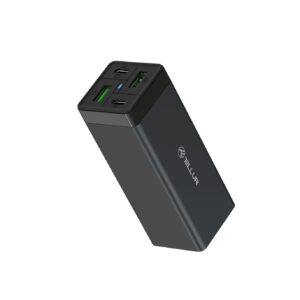 Cables and wires Tellur  AC Charger PDHC2 65W (2xPD2xQC3.0) EU UK US Black 