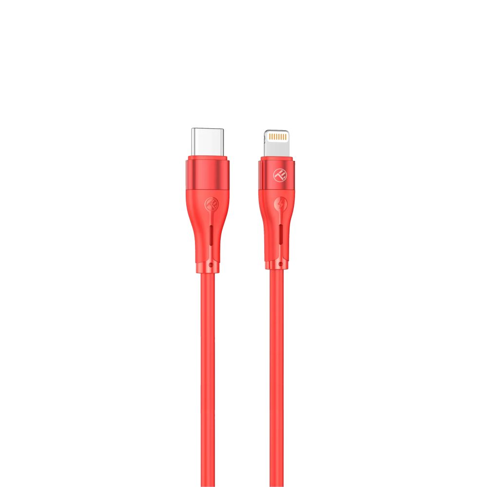 Cable Tellur Silicone Type-C to Lightning Cable PD30W 1m Red