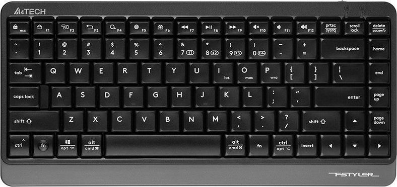 Computer keyboard A4Tech 47124 FSTYLER FBK11 Grey