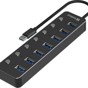 Converter Sandberg  134-33 USB 3.0 Hub 7 Ports 