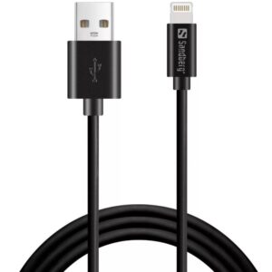 Kabelis Sandberg  441-39 USB>Lightning MFI 1m Black 