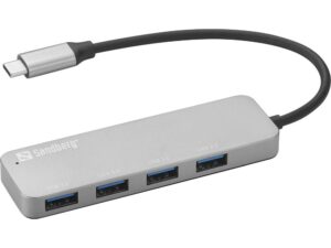 Converter Sandberg  336-20 USB-C to 4 x USB 3.0 Hub SAVER 