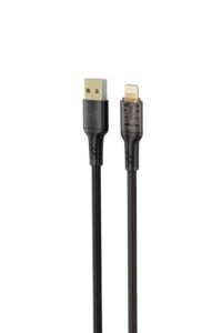 Kabelis Tellur  Data Cable USB to Lightning 2.4A 100cm Black 