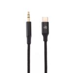 Audio cable Tellur  USB-C to 3.5mm Jack Audio Cable DAC 1m Black 