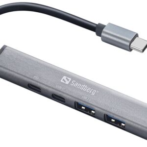 Converter Sandberg  336-50 USB-C to 3xUSB-A+2xUSB-C Saver 