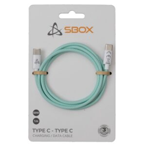 Cable Sbox  Type C - Type C M/M 1m green TYPEC-1-G 