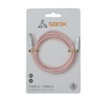 Cable Sbox  Type C - Type C M/M 1m pink TYPEC-1-P 