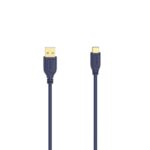 Кабель Hama  Hama 00200635 Flexi-Slim USB-C Cable 0.75m Blue Depths 
