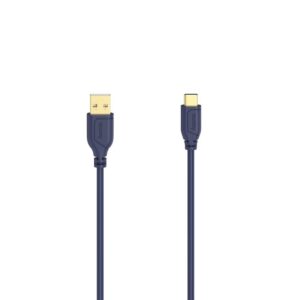 Kabelis Hama  Hama 00200635 Flexi-Slim USB-C Cable 0.75m Blue Depths 