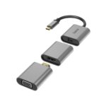 Adaptrid Hama  Hama 00200306 6in1 Adapter Connect2Go, USB-C, Mini-DisplayPort, HDMI, VGA 