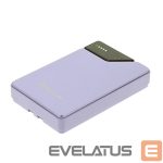 Power bank Tellur  Power Bank 10000mAh, USB-C + Lightning cables built-in  purple 