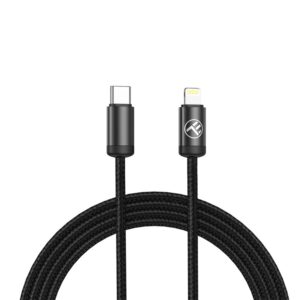 Cable Tellur  Minimalist USB-C to Lightning  Cable 3A 1m PD27W Black 