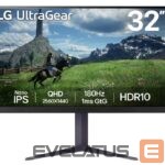 Monitorid LG  LCD Monitor||31.5"|Panel IPS|2560x1440|16:9|180Hz|1 ms|Pivot|Height adjustable|Tilt|Colour Black|32GS85Q-B 