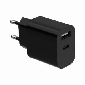 Įkrovikliai ir kabeliai Gembird  CHARGER USB UNIVERSAL BLACK/2P TA-UC-2AC12-01-BK 
