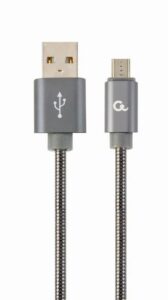 Kabelis Gembird  CABLE USB2 TO MICRO-USB 2M/CC-USB2S-AMMBM-2M-BG 