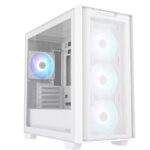 Kompiuterio dėžė Asus  Case||A21 PLUS|MidiTower|Case product features Transparent panel|Not included|MicroATX|MiniITX|Colour White|A21PLUSTGARGBWHITE 