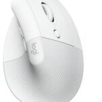 Kompiuterio pelė Logitech  MOUSE USB OPTICAL MAC VERTICAL/WHITE 910-006477 