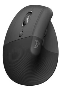 Datora pele Logitech  MOUSE USB OPTICAL WRL VERTICAL/BLACK 910-006474 