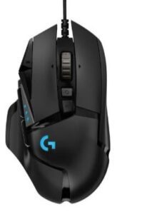 Datora pele Logitech  MOUSE USB OPTICAL G502 HERO/BLACK 910-005471 