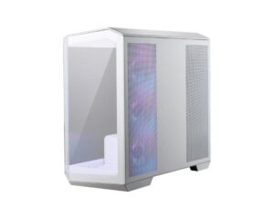 Computer case MSI  Case||MidiTower|Case product features Transparent panel|Not included|MicroATX|Colour White|MAGPANOM100RPZWHITE 