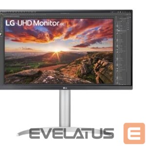 Monitor LG  LCD Monitor||27UP850K-W|27"|Gaming|Panel IPS|3840x2160|16:9|60 Hz|5 ms|Pivot|Height adjustable|Tilt|Colour Black|27UP850K-W 