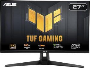 Monitor Asus  LCD Monitor||90LM0AR0-B01371|27"|Gaming|Panel IPS|3840x2160|16:9|160Hz|Matte|1 ms|Speakers|Tilt|Colour Black|90LM0AR0-B01371 