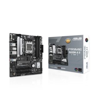 Pamatplate AMD procesorsiem Asus  Mainboard||AMD B650|SAM5|Micro-ATX|Memory DDR5|Memory slots 4|2xPCI-Express 4.0 16x|2xM.2|1xVGA|1xHDMI|1xDisplayPort|4xUSB 2.0|4xUSB 3.2|1xPS/2|1xRJ45|3xAudio port|PRIMEB650M-AII-CSM 