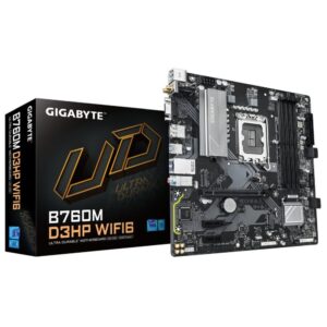 Motherboard for Intel processors Gigabyte  Mainboard||Intel B760 Express|LGA1700|Micro-ATX|Memory DDR5|Memory slots 4|2xPCI-Express 3.0 1x|1xPCI-Express 4.0 16x|2xM.2|1x15pin D-sub|1xHDMI|1xDisplayPort|2xUSB 2.0|3xUSB 3.2|1xUSB-C|1xPS/2|1xRJ45|3xAudio port|B760MD3HPWIFI61.0 