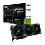 Vaizdo plokštės / Vaizdo plokštės Asus  Graphics Card||NVIDIA GeForce RTX 5070 Ti|16 GB|GDDR7|256 bit|PCIE 5.0 16x|Triple slot Fansink|2xHDMI|2xDisplayPort|TUF-RTX5070TI-O16G-GAMING 