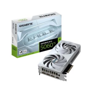 Graafikakaart / ideokaardid Gigabyte  Graphics Card||NVIDIA GeForce RTX 5060 Ti|16 GB|GDDR7|128 bit|PCIE 5.0 16x|GPU 2617 MHz|Dual Slot Fansink|1xHDMI|3xDisplayPort|N506TEAGLEOCICE-16GD1.0 