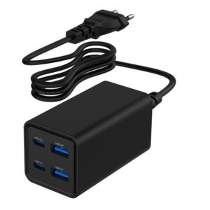 Įkrovikliai ir kabeliai Gembird  CHARGER USB UNIVERSAL 4P 65W/TA-UC-2A2C-PD65-01-BK 