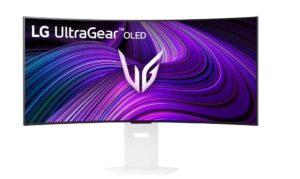Monitors LG  Monitor||39GX90SA-W|39"|Gaming/Curved/21 : 9|Swivel|Height adjustable|Tilt|Matte|Panel OLED|3440x1440|21:9|240Hz|0.03 ms|Speakers|Colour White|39GX90SA-W 