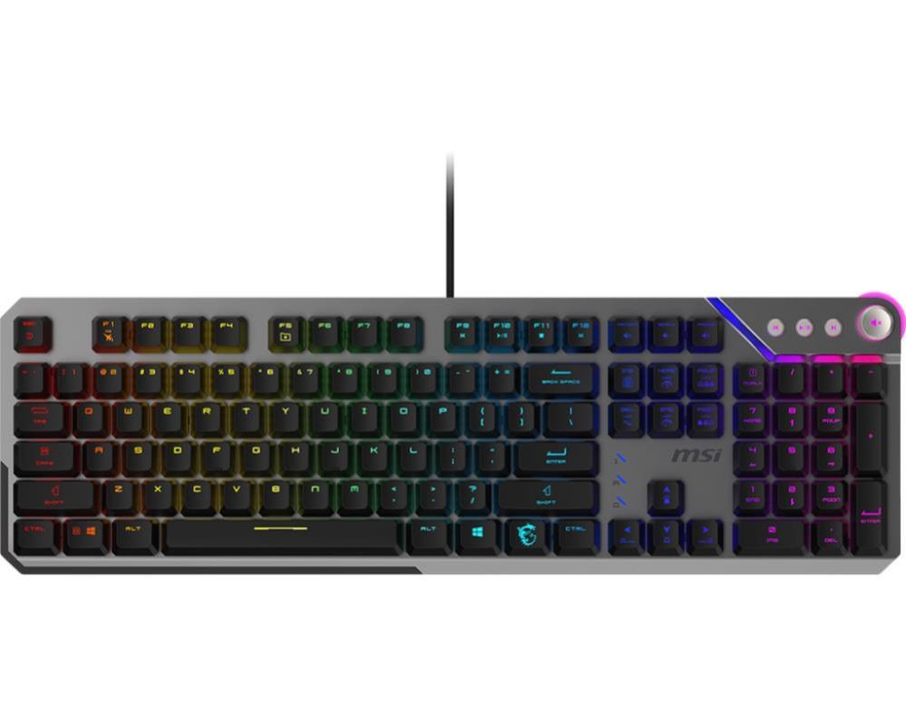 Arvuti klaviatuur MSI KEYBOARD GAMING BLACK US/STRIKE 600 SILENT