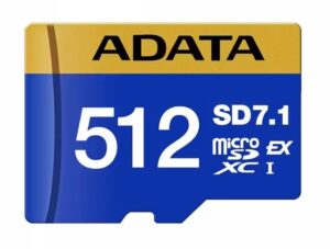 Other Computer Accessory ADATA  MEMORY MICRO SDXC 512GB SD7.1/UD512GEX3L1-C 