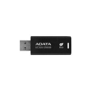 USB atmintinė ADATA  MEMORY DRIVE FLASH USB3.2 256G/BLACK UC320-256G-RBK/BK 
