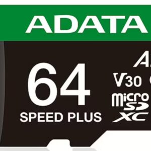 Other Computer Accessory ADATA  MEMORY MICRO SDXC 64GB UHS-I/UD64GUI3V30A2SP-RA1 
