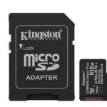 Kitas kompiuterio priedas Kingston  MEMORY MICRO SDXC 512GB UHS-I/W/ADAPTER SDCS3/512GB 