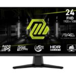 Monitorid MSI  LCD Monitor||MAG 242F|23.8"|Gaming|Matte|Panel IPS|1920x1080|16:9|200Hz|0.5 ms|Colour Black|MAG242F 