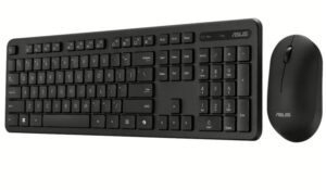 Arvuti klaviatuur Asus  KEYBOARD +MOUSE WRL OPT. CW100/BLACK 90XB0700-BKM1F0 