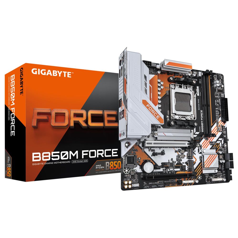 Motherboard for AMD processors Gigabyte Mainboard||AMD B850|SAM5|Micro-ATX|Memory DDR5|Memory slots 2|B850MFORCE