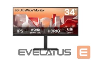 Monitors LG  LCD Monitor||34 "|3440 x 1440 pixels|Wide Quad HD|Native aspect ratio 21:9|LCD|Curved|34BA75QE-B 