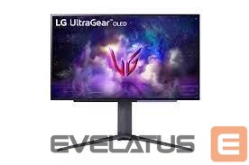 Monitoriai LG  Monitor||27GS95QE-B|26.5"|Gaming|Panel OLED|2560x1440|16:9|240Hz|0.03 ms|Swivel|Pivot|Height adjustable|Tilt|27GS95QE-B 