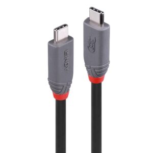 Kabelis LINDY  CABLE USB4 240W TYPE C 1.5M/40GBPS ANTHRA LINE 36957 