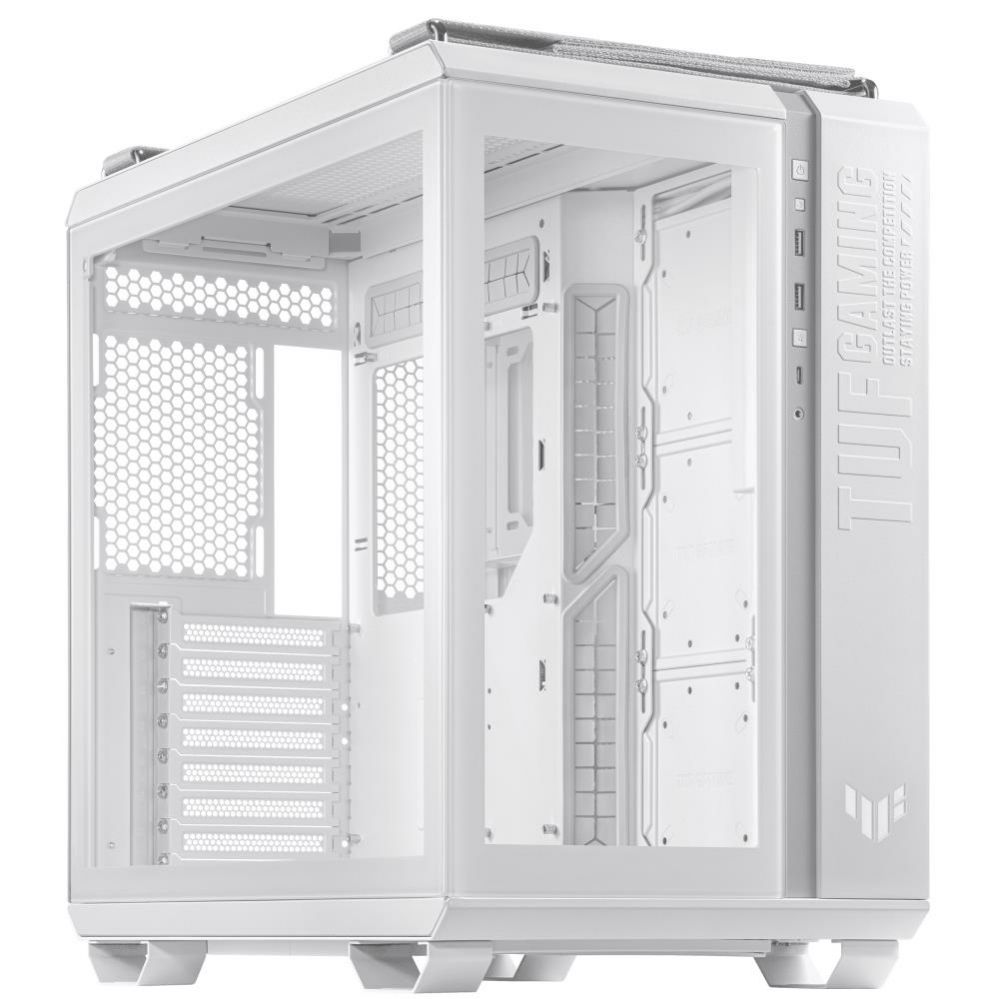Computer case Asus Case||TUF Gaming GT502|MidiTower|Case product features Transparent panel|Not included|ATX|MicroATX|MiniITX|Colour White|GAMGT502PLUS/TGARGBWH