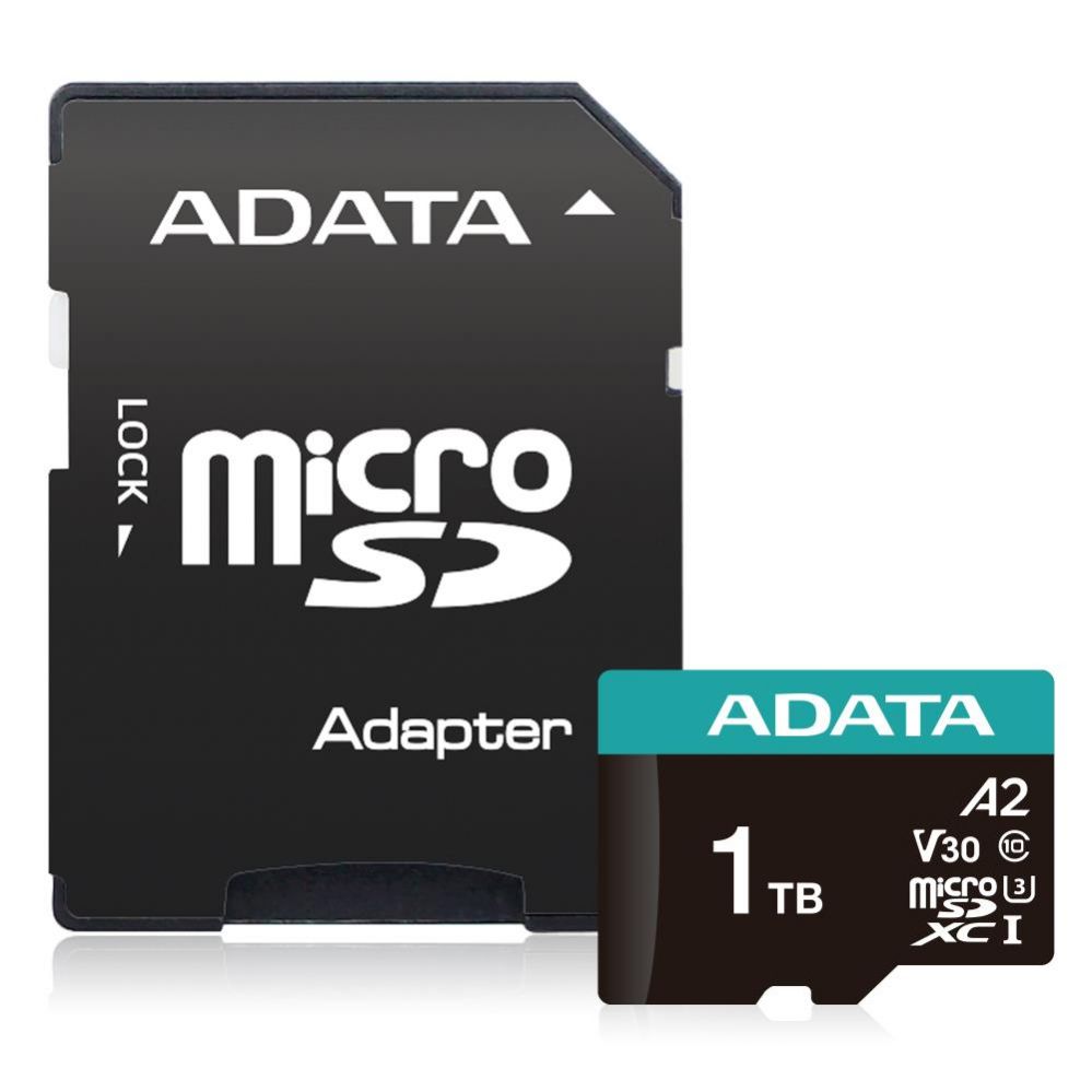 Muu arvutitarvik ADATA MEMORY MICRO SDXC 1TB W/AD./AUSDX1TUI3V30SA2-RA1